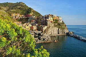 Images Dated 26th September 2022: Italy, Liguria, Cinque Terre, Manarola village