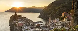 Vernazza Prints: Italy. Liguria. Parco Nazionale delle Cinque Terre. La Spezia district Cinque Terre