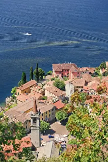 Italy, Lombardy, Como district. Como Lake, Varenna