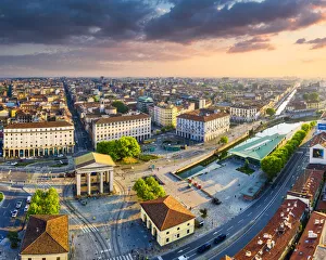 Italy, Lombardy, Milan, the old historic Navigli area, with the typical Naviglio Grande Italy, Lombardy, Milan, the old historic Navigli area, with the typical Naviglio Grande