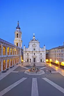 Images Dated 18th October 2012: Italy, Marche, Ancona district, Loreto, Sanctuary of Madonna di Loreto