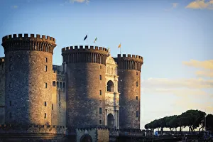 Images Dated 27th November 2012: Italy, Naples, Castel Nuovo or Maschio Angioino (Angevin Fortress)