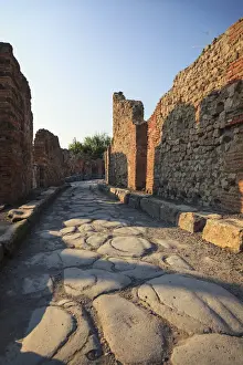 Italy, Napoli, Pompeii Archaeological Site (UNESCO Site), Via delle Tombe