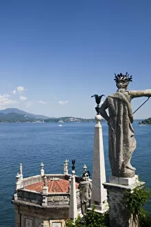 Images Dated 23rd October 2009: Italy, Piedmont, Lake Maggiore, Stresa, Borromean Islands, Isola Bella, Palazzo Borromeo