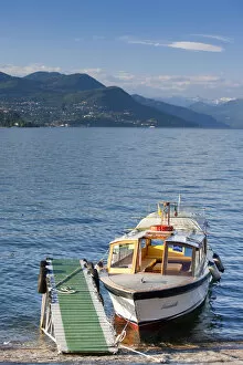 Stresa Gallery: Italy, Piedmont, Lake Maggiore, Stresa, lake taxi