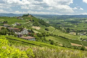italy, Piedmont, the panorama point of Bricco Lu near to Costigliole d Asti