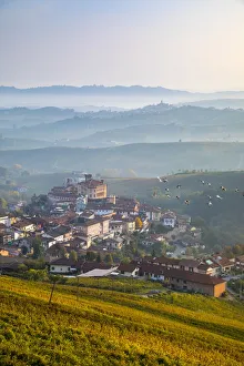 Italy, Piedmont (Piemonte), Colline del Barolo, Cuneo district, Langhe, Barolo