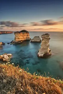 Coastal Landscape Prints: Italy, Puglia, Lecce district, Salentine Peninsula