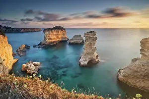 Coastal Landscape Prints: Italy, Puglia, Lecce district, Salentine Peninsula