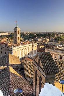 Campidoglio Prints: Italy, Rome, Capidoglio, home of the city Mayor