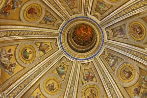 Images Dated 25th July 2011: Italy, Rome, Dome of Santa Maria di Loreto Church