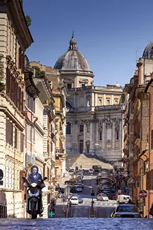 Italy, Rome, Rione Monti typical streets in Rome city centre