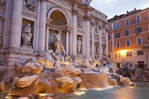 Images Dated 25th July 2011: Italy, Rome, Trevi Fountain