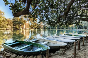 Italy, Rome, Villa Borghese lake