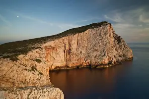 Italy, Sardinia, Capo Caccia in Alghero and its towering cliffs