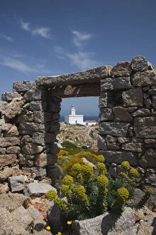 Italy, Sardinia, Northern Sardinia, Santa Teresa di Gallura, Capo Testa, lighthouse