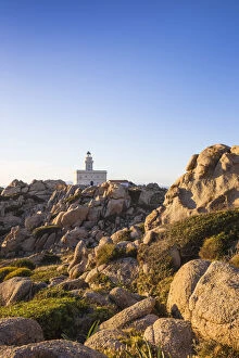 Light Houses Collection: Italy, Sardinia, Santa Teresa Gallura, Lighthouse at Capo Testa