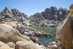 Italy, Sardinia, Santa Teresa Gallura, Capo Testa, Cala Grande also know as Moon Valley