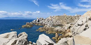 Images Dated 2nd December 2019: Italy, Sardinia, Santa Teresa Gallura, Lighthouse at Capo Testa