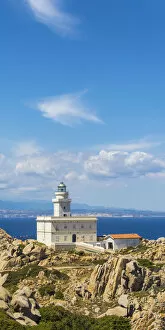Images Dated 2nd December 2019: Italy, Sardinia, Santa Teresa Gallura, Lighthouse at Capo Testa