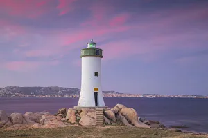 Italy, Sardinia, Sassari Province, Palau, Porto Faro Lighthouse