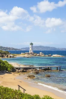 Italy, Sardinia, Sassari Province, Palau, Porto Faro Lighthouse