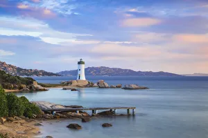 Italy, Sardinia, Sassari Province, Palau, Porto Faro Lighthouse