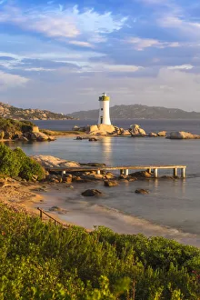 Italy, Sardinia, Sassari Province, Palau, Porto Faro Lighthouse