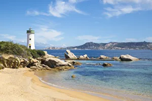 Italy, Sardinia, Sassari Province, Palau, Porto Faro Lighthouse