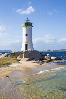 Italy, Sardinia, Sassari Province, Palau, Porto Faro Lighthouse