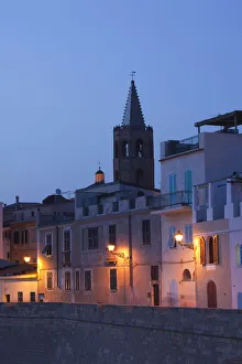 Italy, Sardinia, Western Sardinia, Alghero, Bastioni San Marco