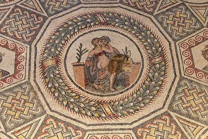 Italy, Sicily, Piazza Armerina, Villa Romana del Casale, Roman mosaics