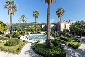 Ragusa Ibla Prints: Italy, Sicily, Ragusa, the public gardens in lower Ragusa
