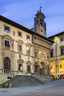 Italy. Tuscany. Arezzo district. Val di Chiana Arezzo. Piazza Grande