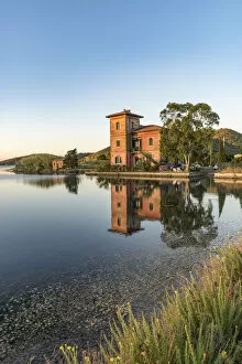 Images Dated 27th April 2018: Italy. Tuscany. Grosseto district. Maremma Orbetello. View of the lagoon