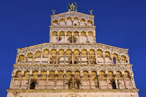 Italy, Tuscany, Lucca town, San Michele in Foro church
