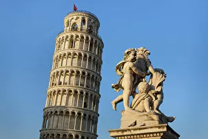 Italy, Tuscany, Pisa town, Leaning Tower of Pisa