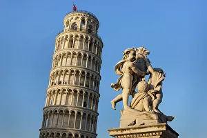 Italy, Tuscany, Pisa town, Leaning Tower of Pisa