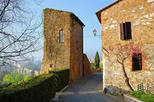 Italy, Tuscany, San Quirico d Orcia town