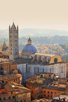 Dome Prints: Italy, Tuscany, Siena district. Siena. Siena Cathedral