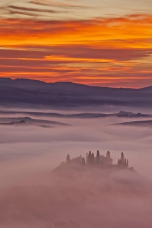 Italy, Tuscany, Siena district, Orcia Valley, Podere Belvedere near San Quirico d Orcia