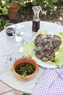 Italy. Tuscany. Siena District. Sinalunga. Chianina Steak