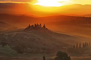 Italy, Tuscany, Siena district, Orcia Valley, Podere Belvedere near San Quirico