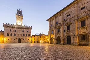 Images Dated 27th April 2018: Italy. Tuscany. Siena district Val di Chiana. Montepulciano. Piazza Grande