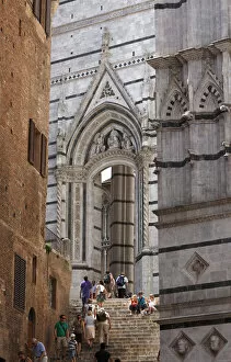 Images Dated 26th June 2018: Italy, Tuscany, Siena, UNESCO World Heritage Site, Cathedral of Santa Maria Assunta