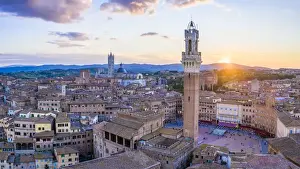 Italy, Tuscany, Siena, (Unesco World Heritage Site)