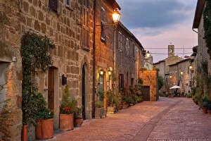 Images Dated 6th September 2022: Italy, Tuscany, Sovana village