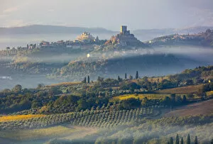 Images Dated 11th January 2019: Italy, Tuscany, Val d Orcia listed as World Heritage by UNESCO, Castiglione