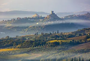 Images Dated 11th January 2019: Italy, Tuscany, Val d Orcia listed as World Heritage by UNESCO, Castiglione