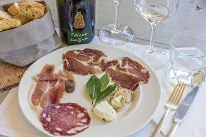 Italy, Tuscany, a wine tasting at the winery Gualdo del Re near to Suvereto including